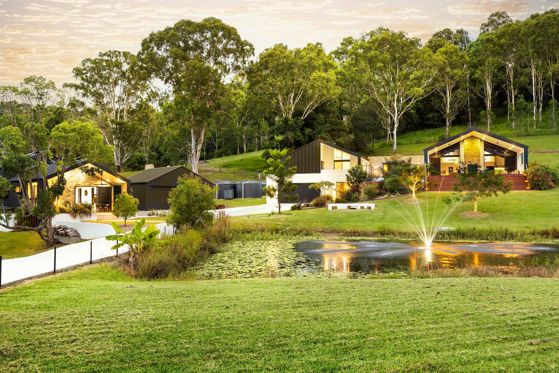 Two residences. Nine acres. One private Sunshine Coast estate
