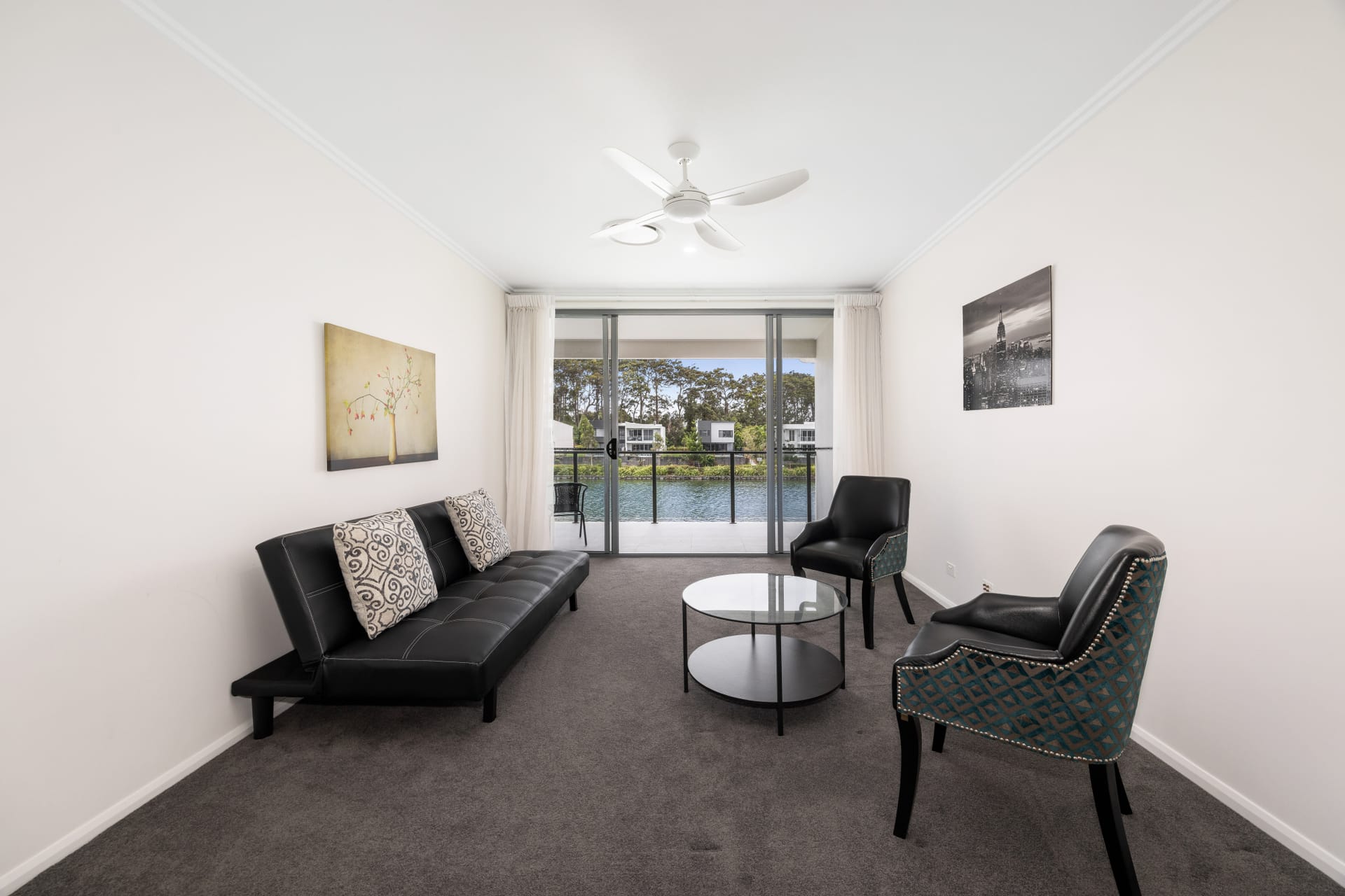 North Facing Waterfront: Light-Filled Designer Living