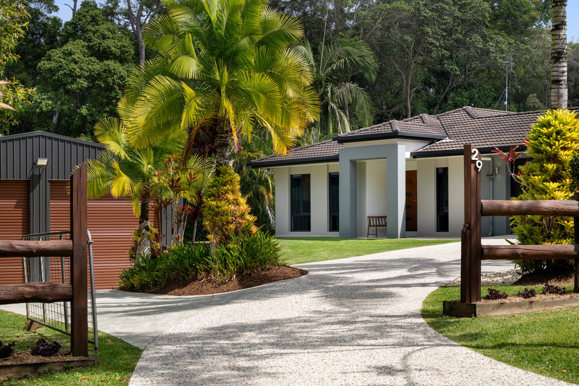 Private Lifestyle Retreat with Pool, Shed & Rainforest Setting