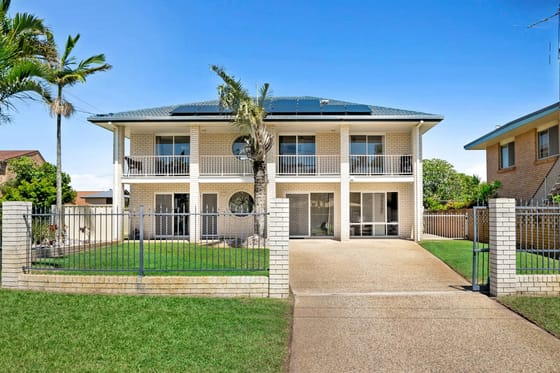 Walk to beach from home brimming with potential