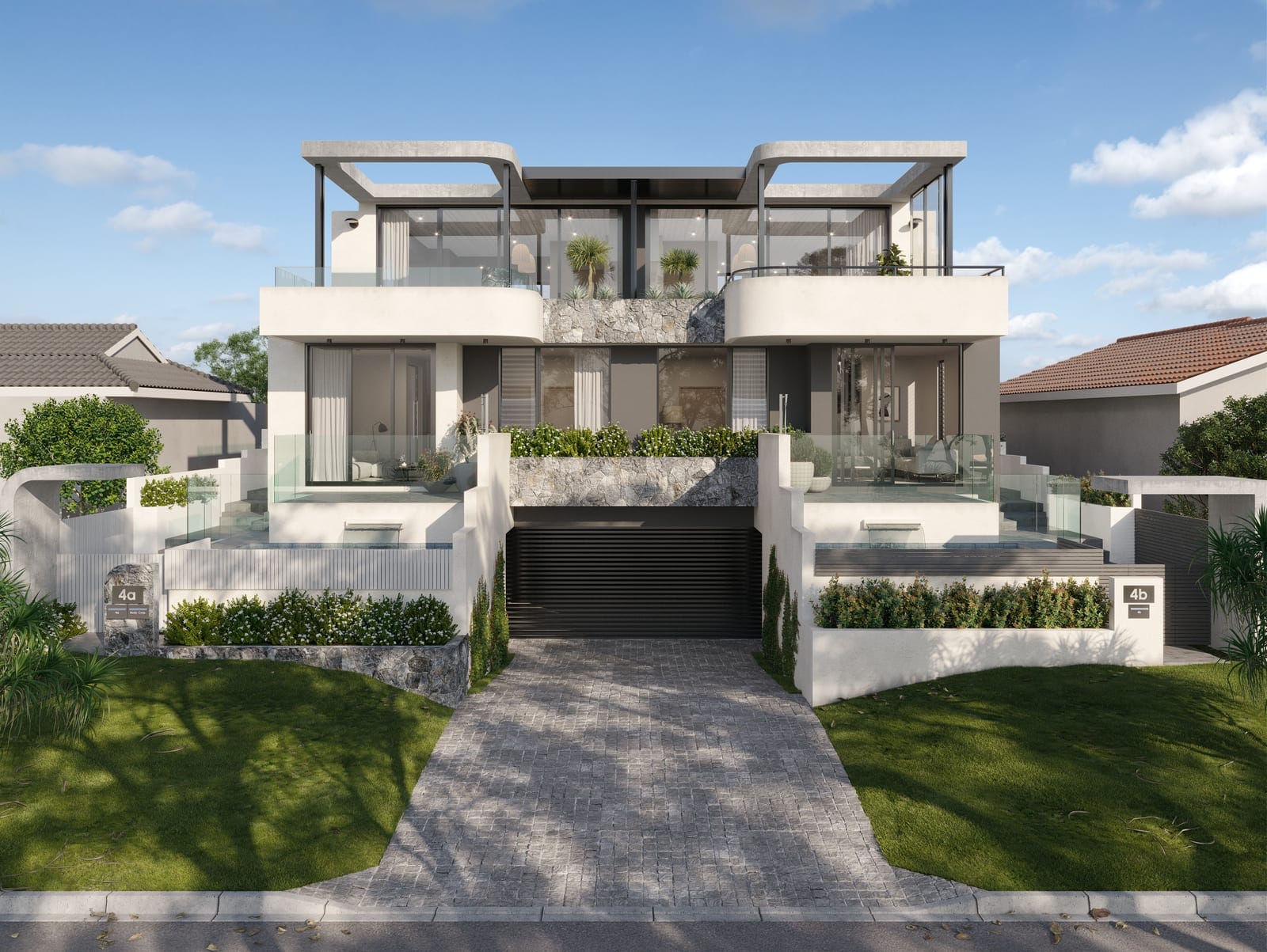 Luxury Tri-Level Designer Home: 50m to Sand!