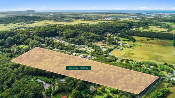 Elevated 10 Hectares, East of Highway!