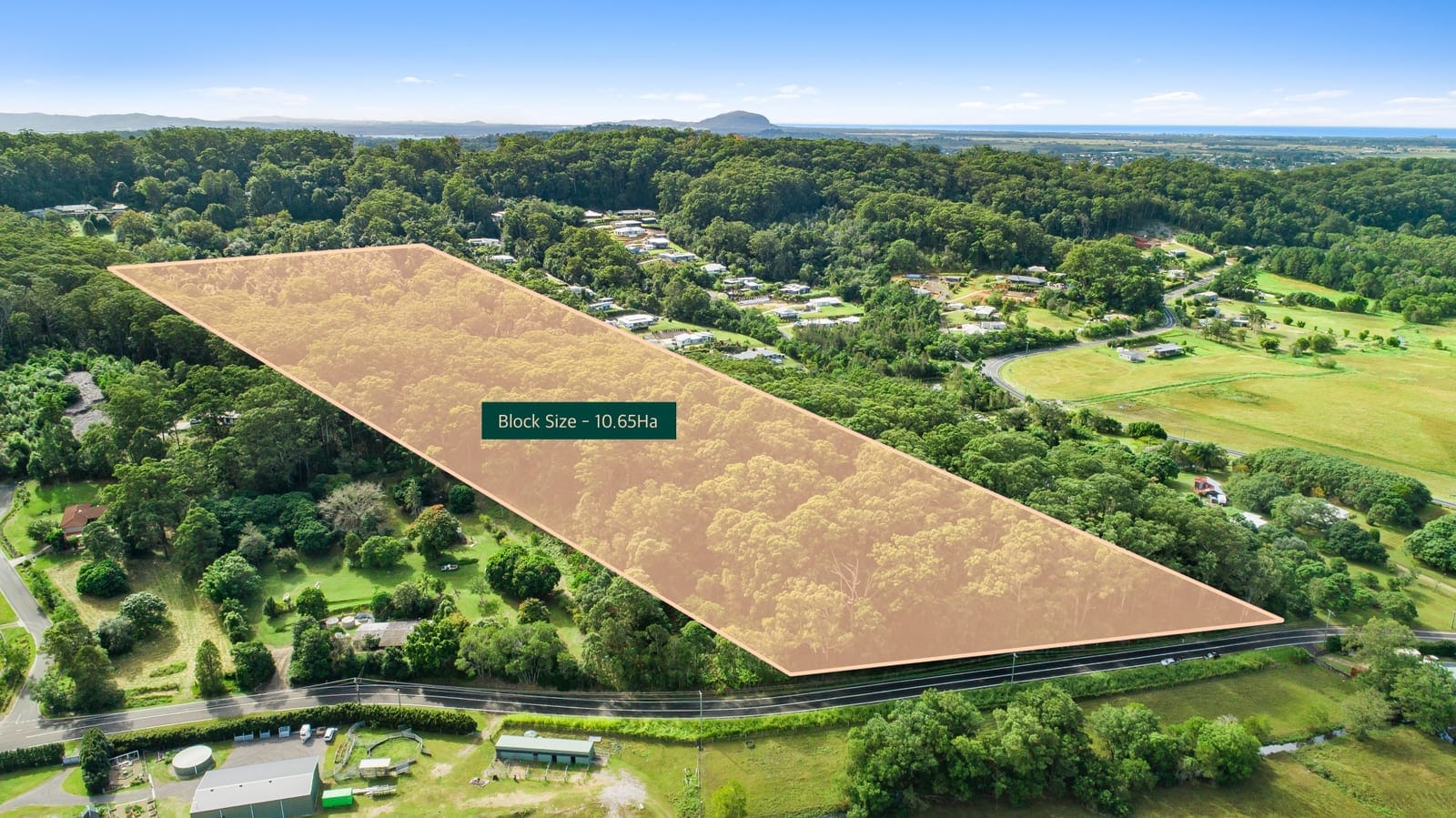 Elevated 10 Hectares, East of Highway!