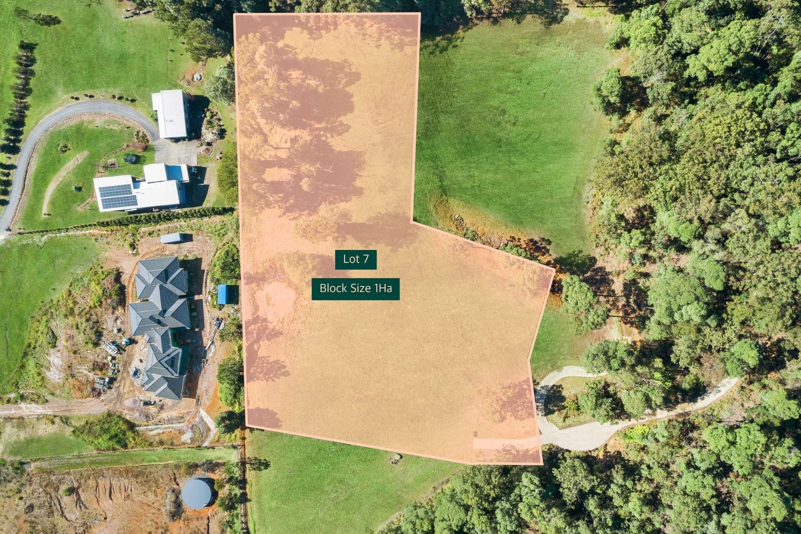 Exclusive boutique acreage subdivision