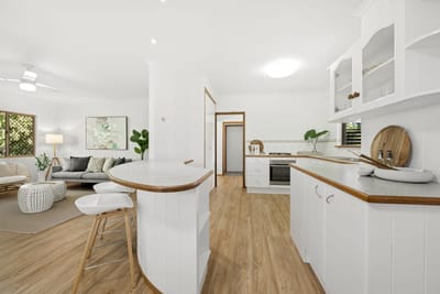 Private family living within a tranquil leafy setting