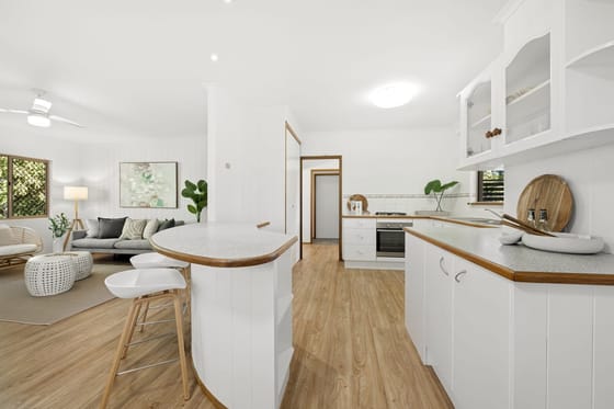 Private family living within a tranquil leafy setting