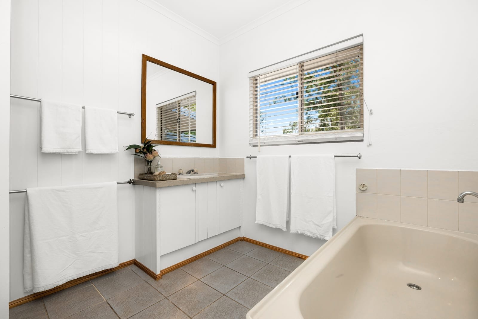 Private family living within a tranquil leafy setting