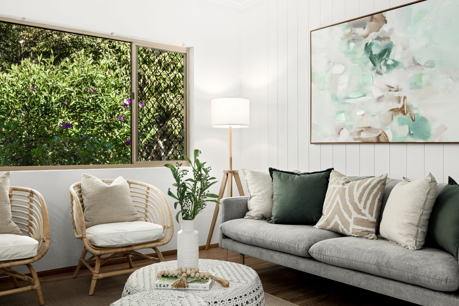 Private family living within a tranquil leafy setting