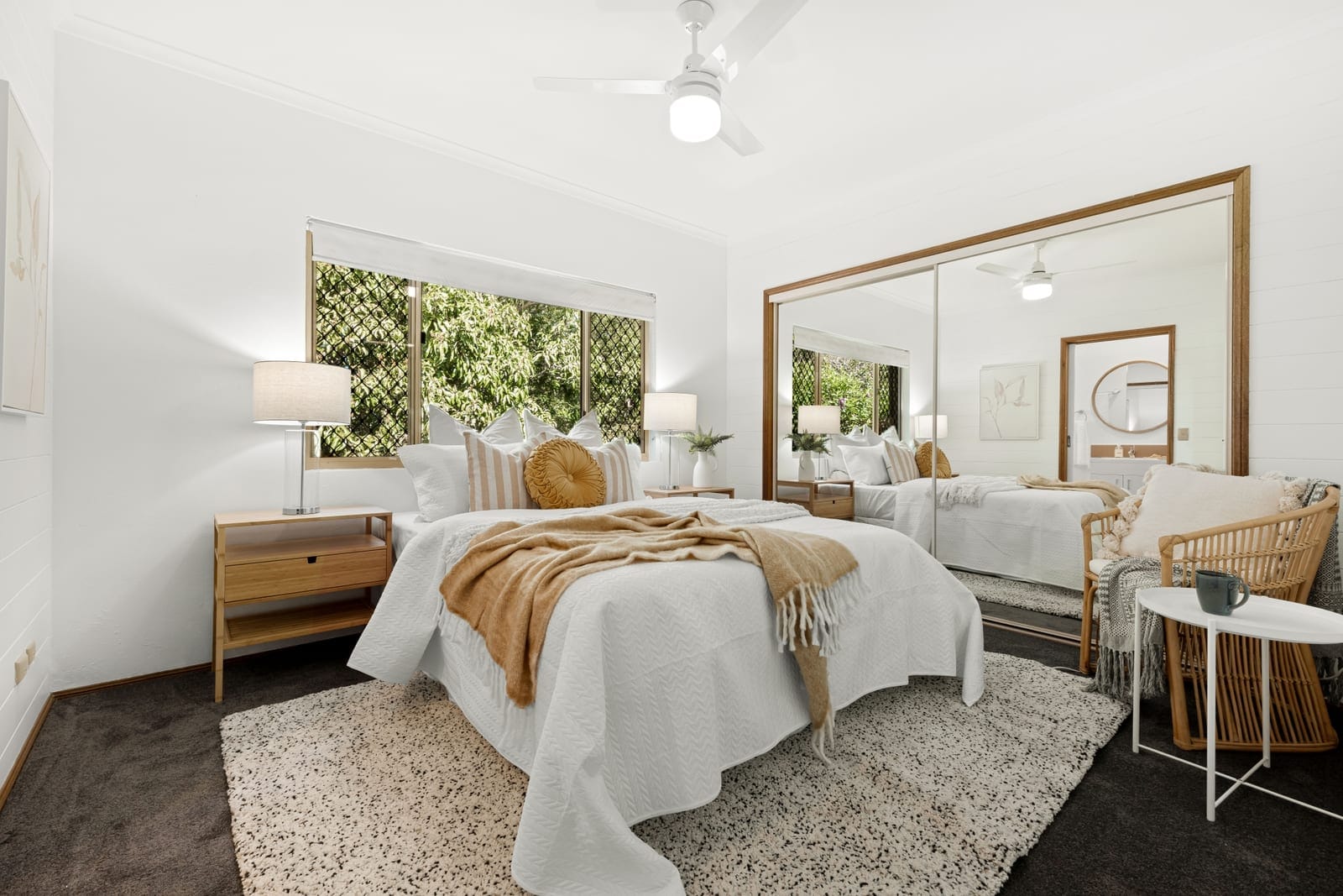 Private family living within a tranquil leafy setting