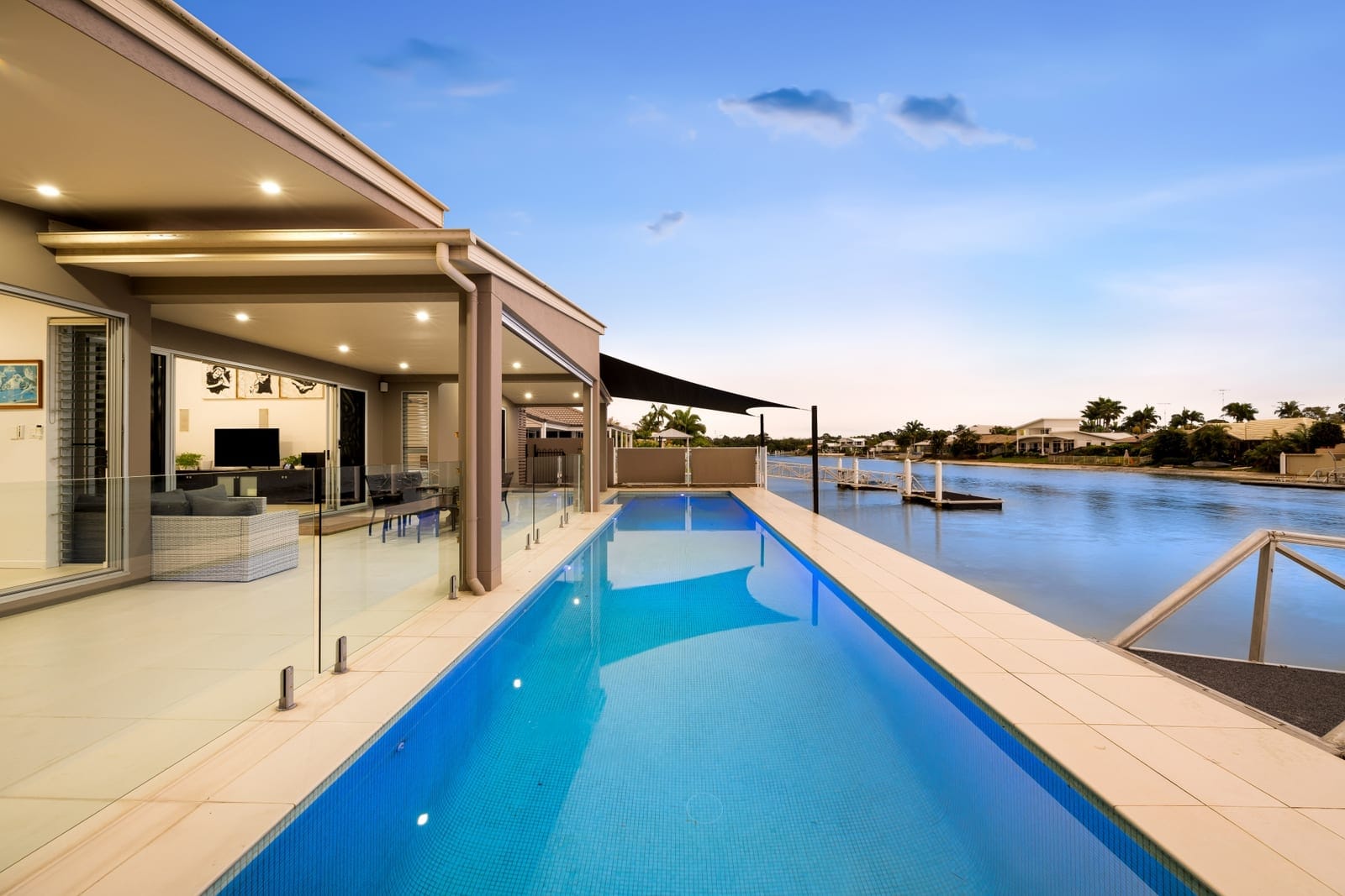 North-Facing Waterfront!