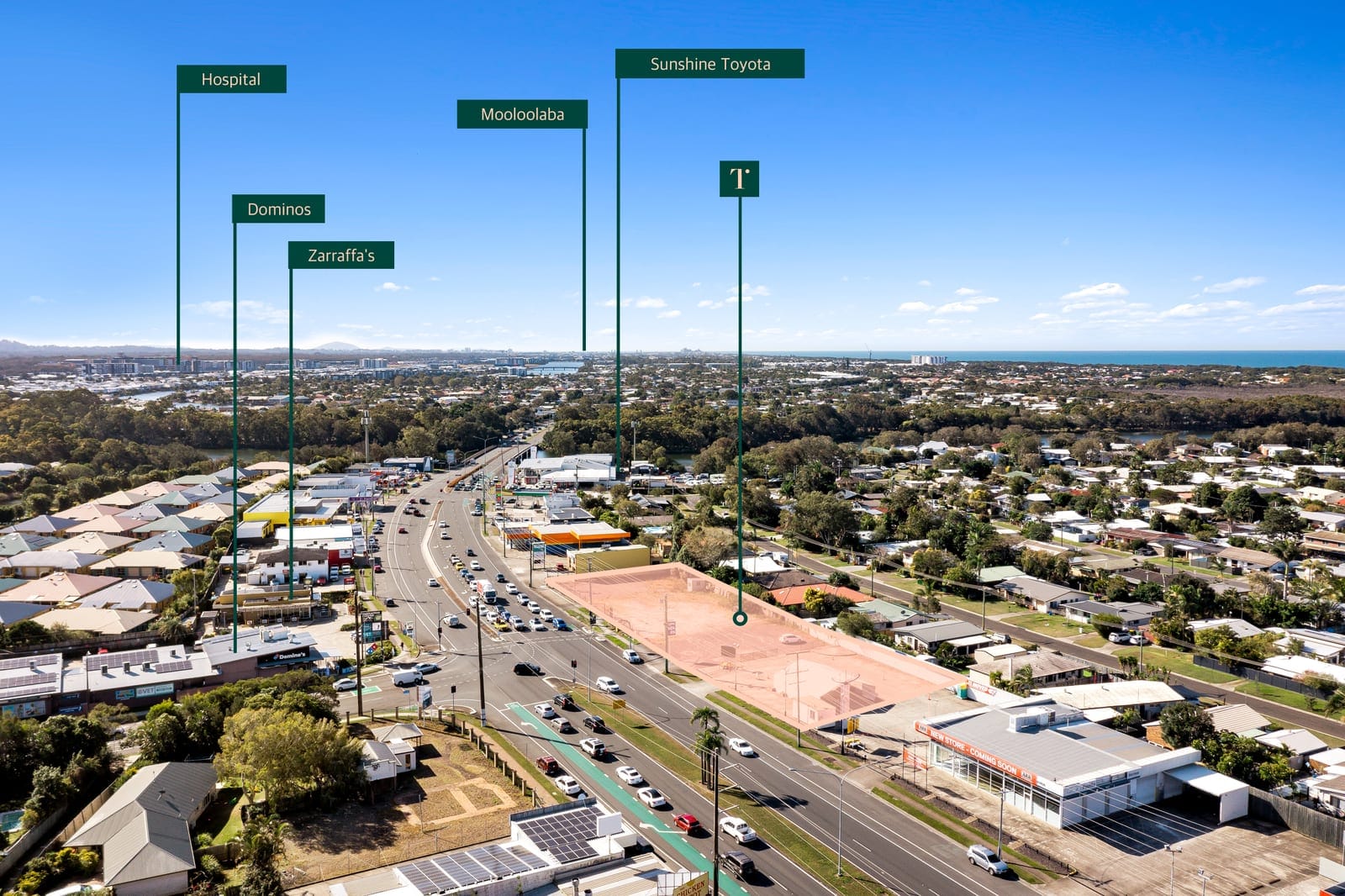 Hardstand - 109M of frontage with 45,000 vehicles passing daily in the mass transit corridor