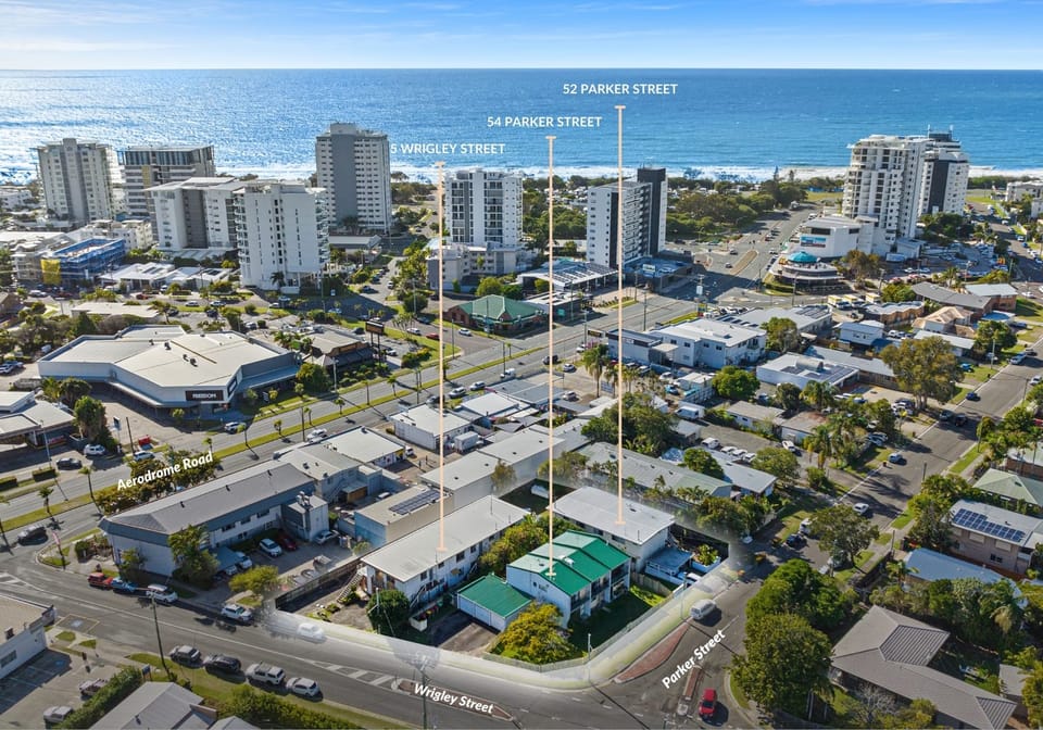 SOLD 52 & 54 Parker Street and 5 Wrigley Street, Maroochydore