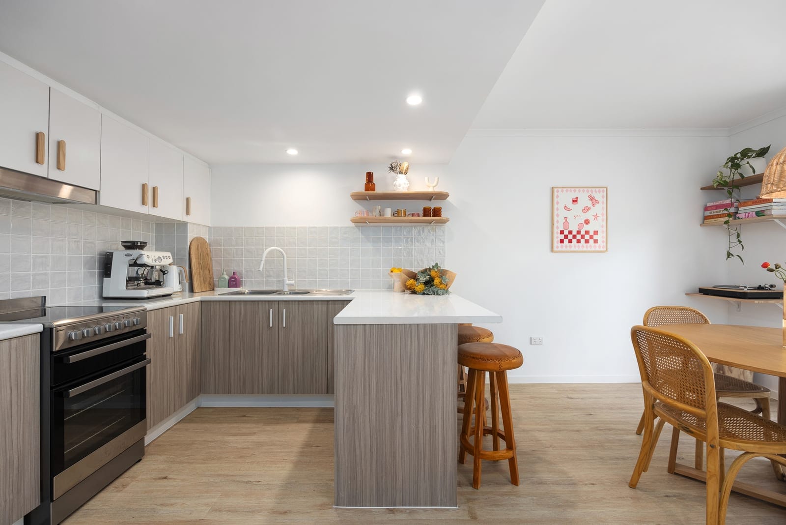 Chic, North-Facing Townhome in Prime Coastal Location