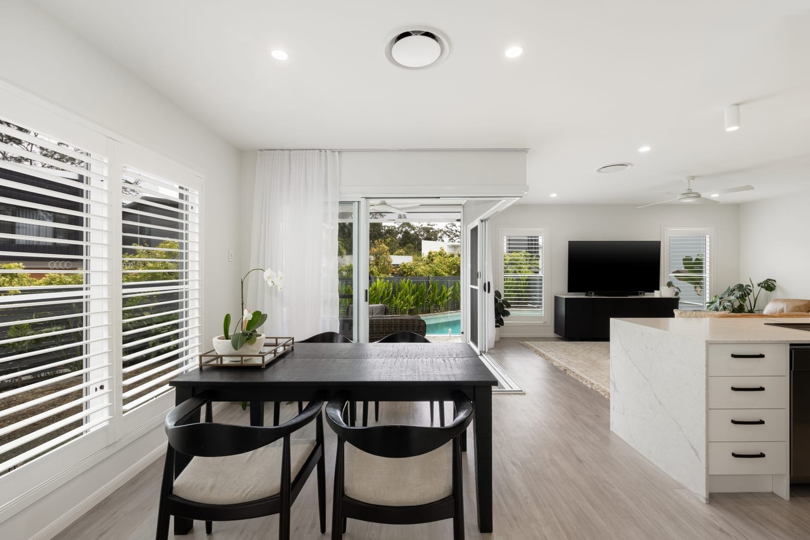 Hamptons Style Corner Block With Pool