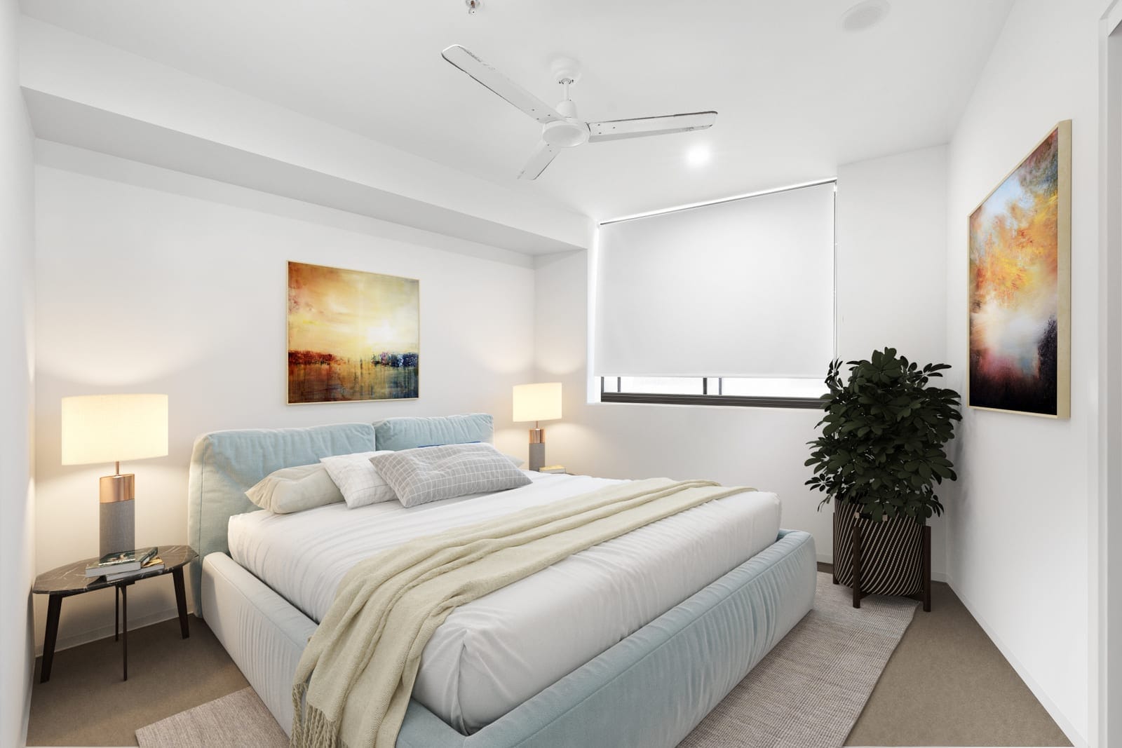 Light-Filled CBD Apartment: Ocean Views