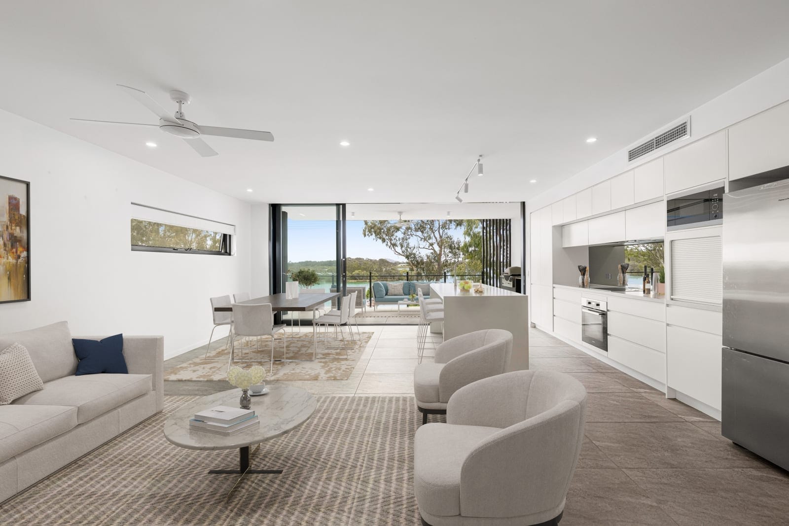North Facing, Boutique Riverfront Living