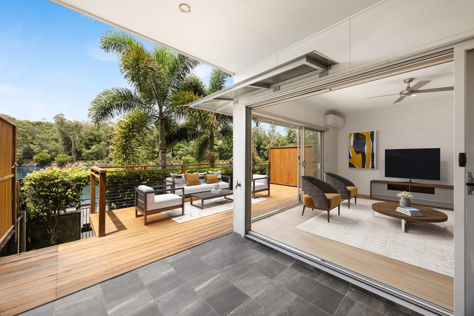 Stunning Home With Serene Waterfront Position