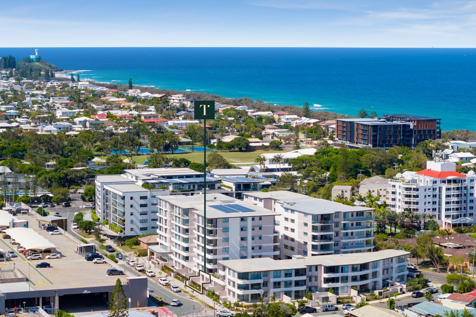 Brand New Beachside Buddina Entry Level - Surf, Shop, Dine & Repeat !