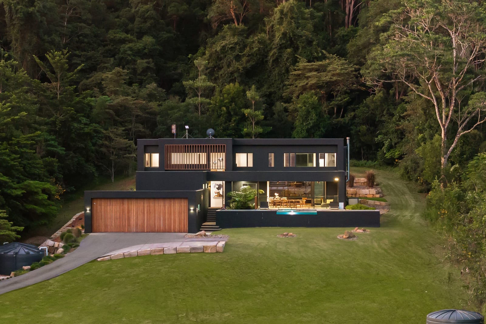 Contemporary Masterpiece Surrounded By Nature