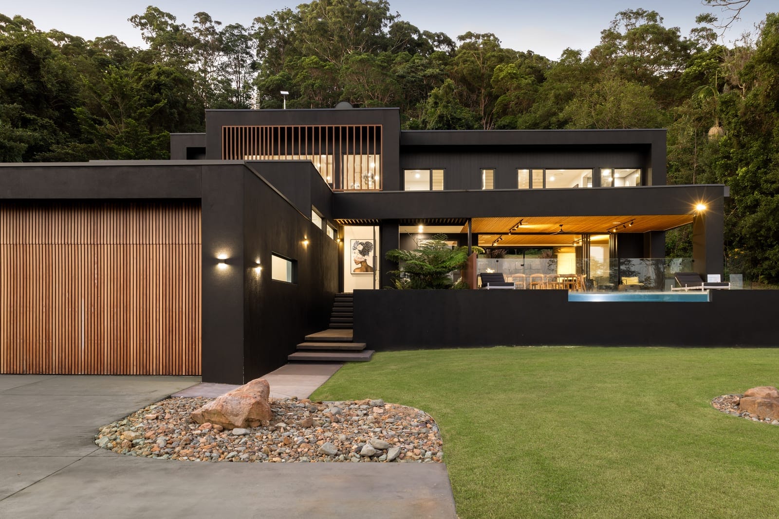 Contemporary Masterpiece Surrounded By Nature