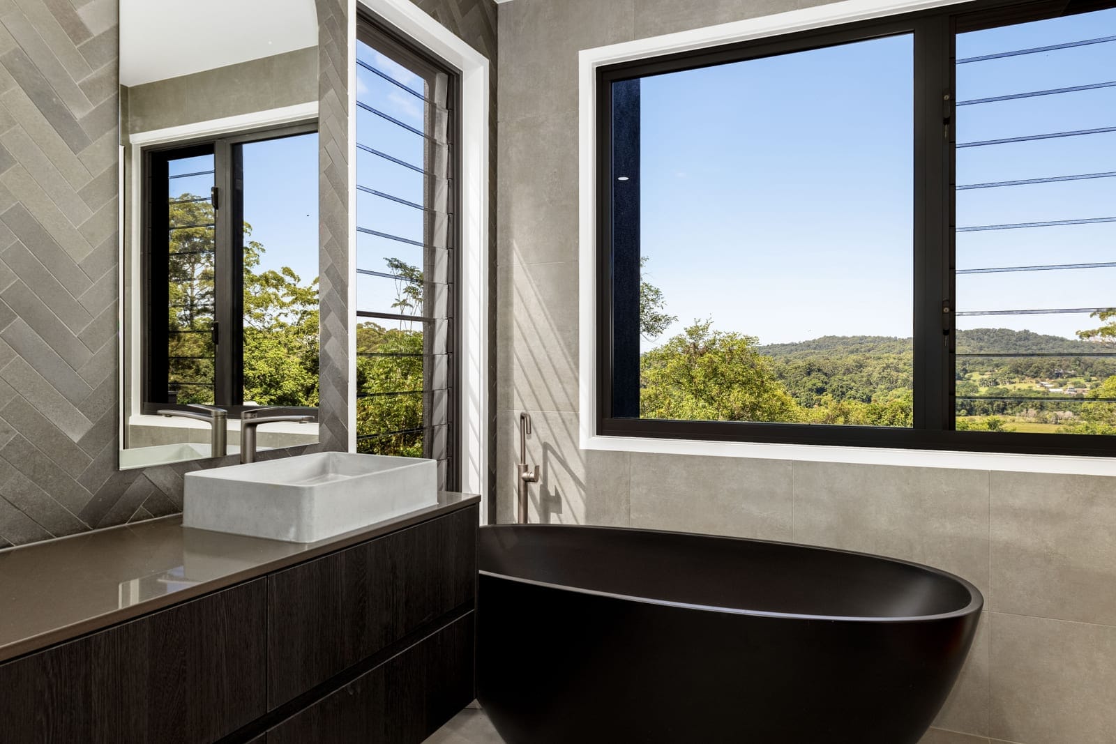 Contemporary Masterpiece Surrounded By Nature