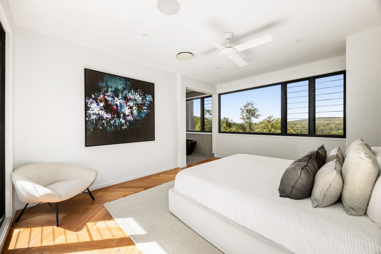Contemporary Masterpiece Surrounded By Nature