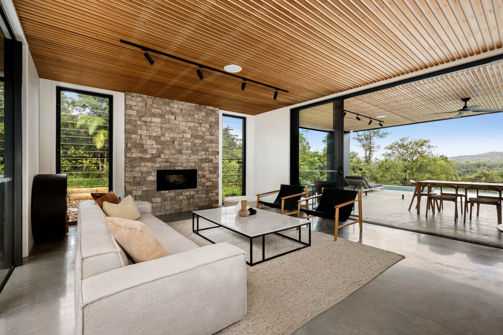 Contemporary Masterpiece Surrounded By Nature