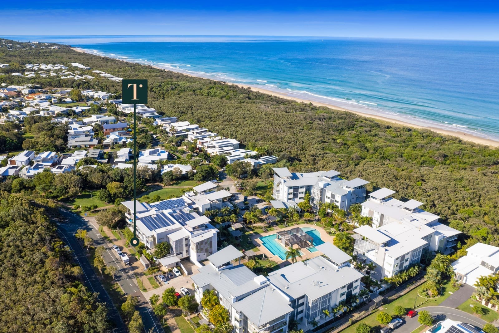 Resort living just steps from the beach!