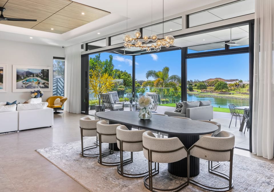 Lakeside Architectural Marvel, Celebrating Large-Scale Liveable Luxury