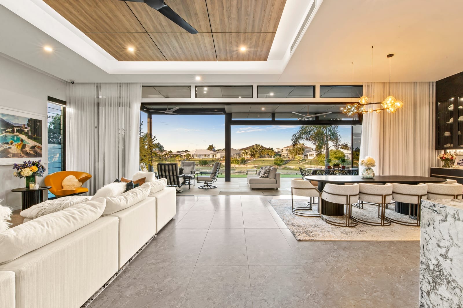 Lakeside Architectural Marvel, Celebrating Large-Scale Liveable Luxury