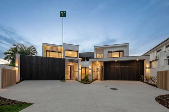 Luxury Riverfront Living: Brand New Contemporary Masterpiece