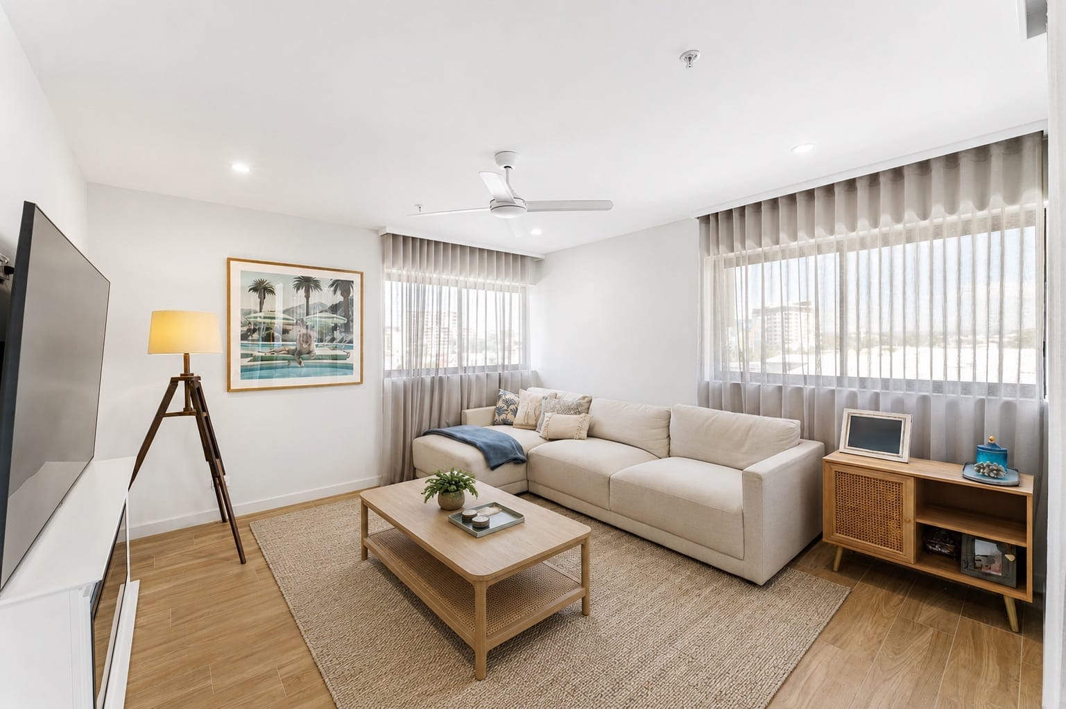 Modern Boutique Luxury in Blue Chip Cotton Tree