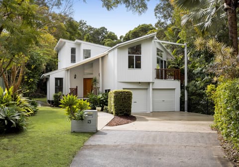 Family home with Rainforest Backdrop