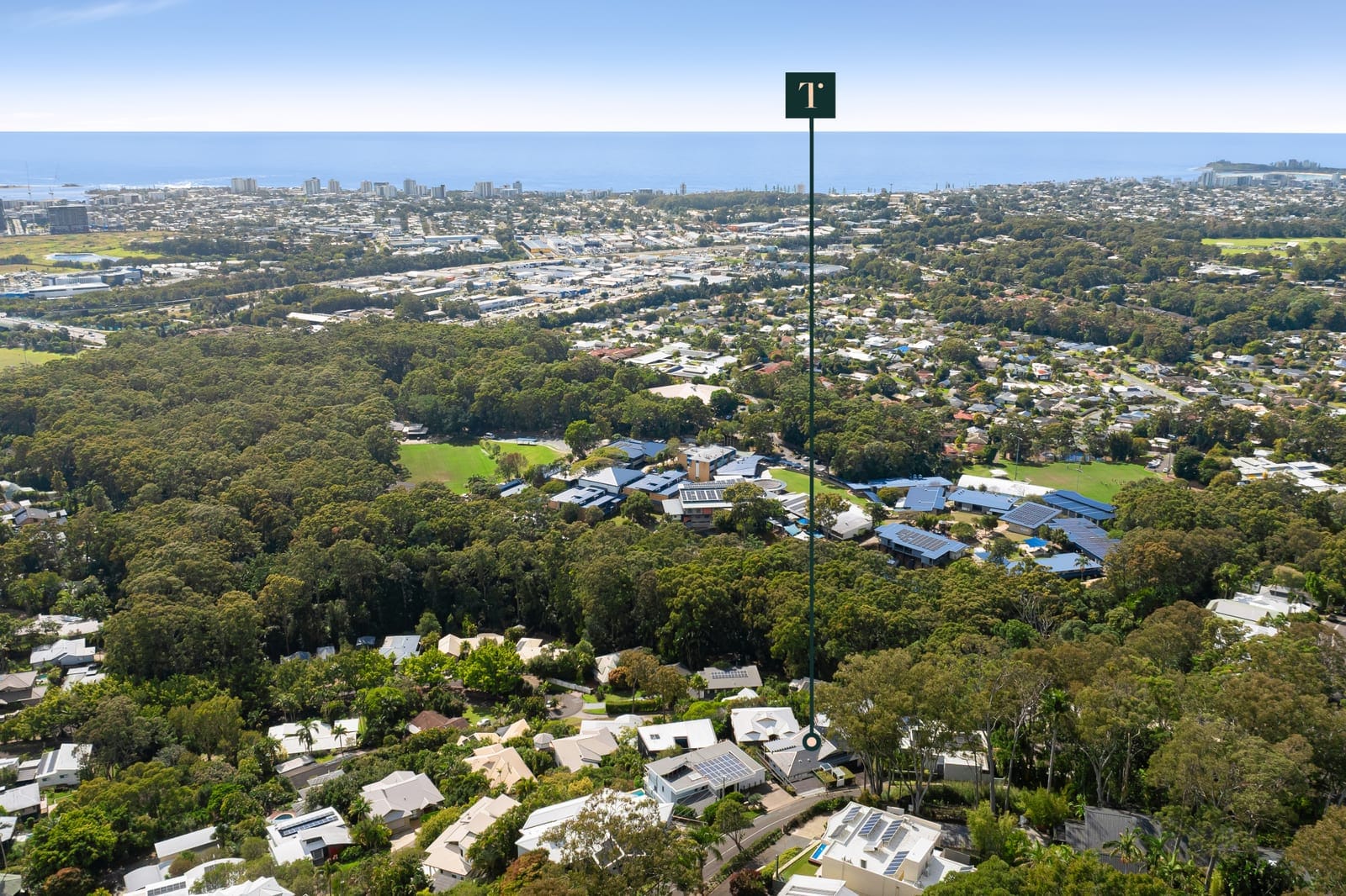 Uninterrupted 180° Panoramic Ocean-to-Hinterland Views