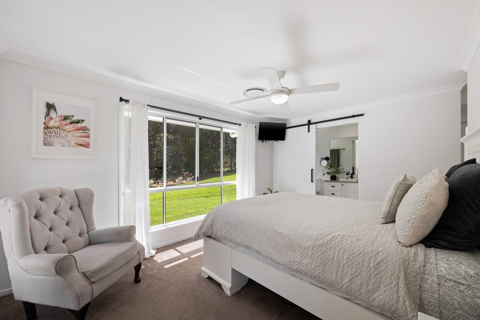 Hamptons Charm Surrounded by Beautifully Landscaped Grounds