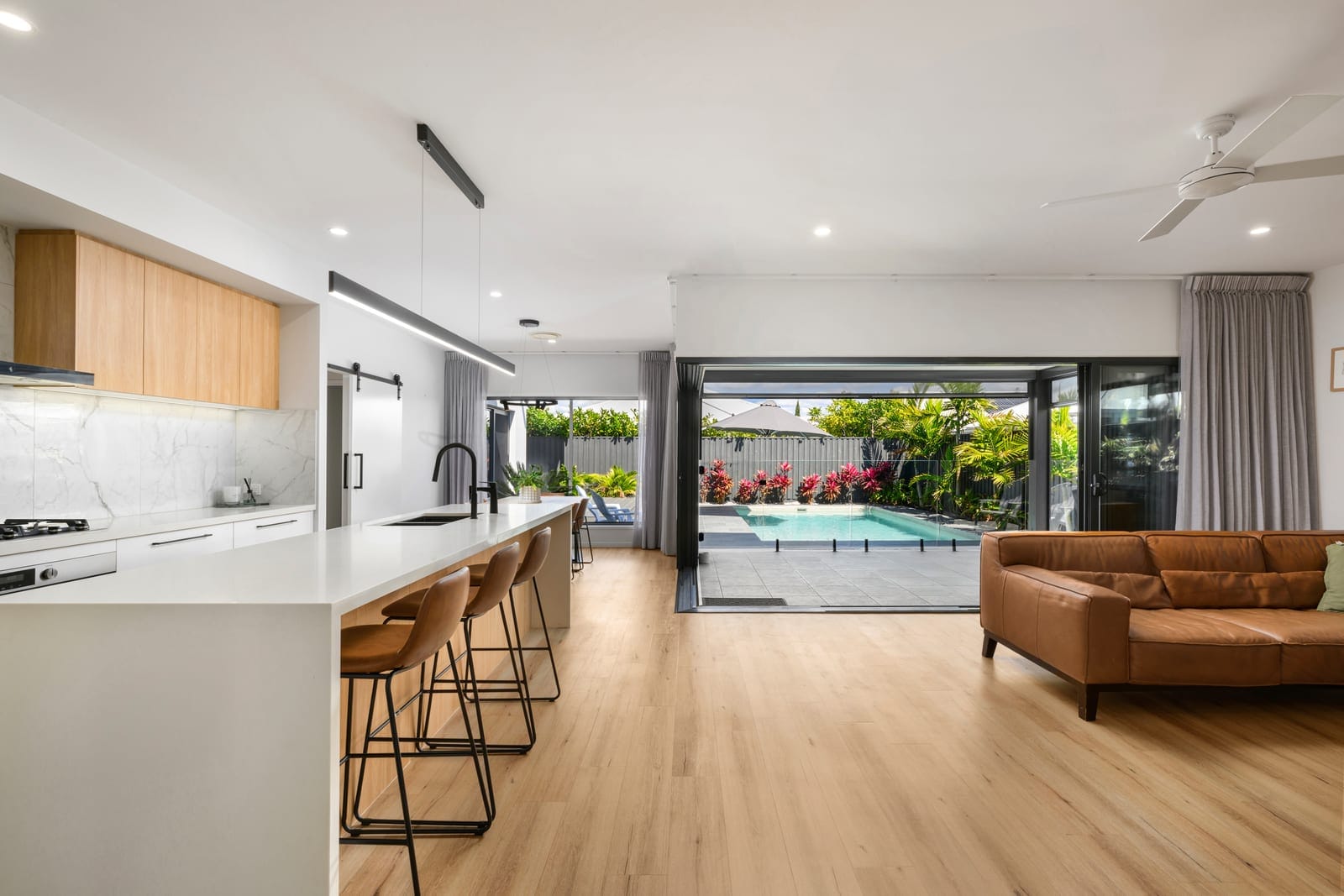 Resort-Inspired Family Living with Space to Spare
