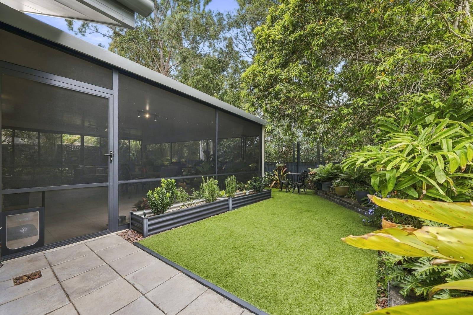Cathedral Ceilings, Tranquil Gardens & Twin Waters Living
