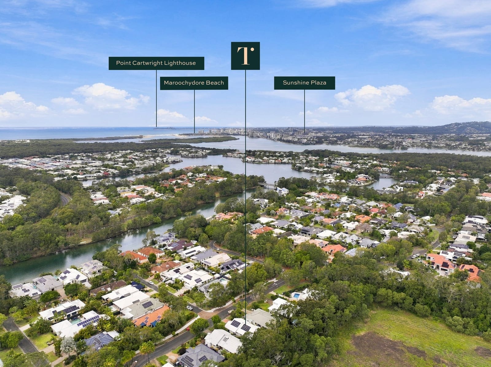 Cathedral Ceilings, Tranquil Gardens & Twin Waters Living